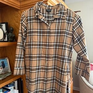 Too Fan Women's Fashion Flannel Long Sleeved